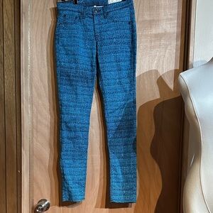 Rag & Bone Vibrant Blue Patterned leggings